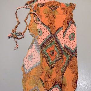 Wrap 3/4 length skirt